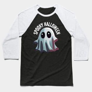 Spook-tacularly cute ghost whising you a spooky halloween Baseball T-Shirt